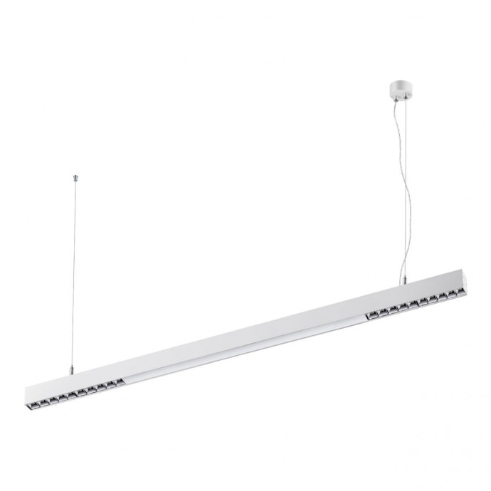 358869 OVER NT22 172 белый Светильник накладной/подвесной светодиодный (длина подвесов 1,2м) IP20 LED 4000K 40W 220V ITER