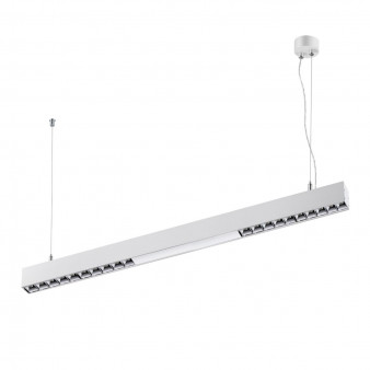 358871 OVER NT22 172 белый Светильник накладной/подвесной светодиодный (длина подвесов 1,2м) IP20 LED 4000K 30W 220V ITER