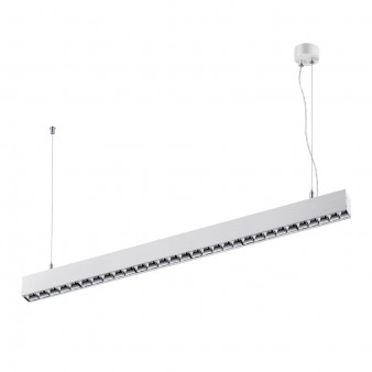 358875 OVER NT22 173 белый Светильник накладной/подвесной светодиодный (длина подвесов 1,2м) IP20 LED 4000K 30W 220V ITER