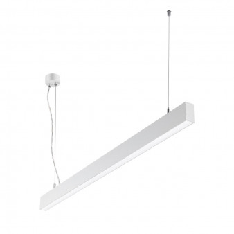 358877 OVER NT22 174 белый Светильник подвесной светодиодный (длина подвесов 1,2м) IP20 LED 4000K 40W вниз + 12W вверх 220V ITER