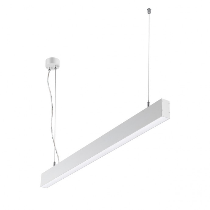 358879 OVER NT22 175 белый Светильник подвесной светодиодный (длина подвесов 1,2м) IP20 LED 4000K 30W вниз + 12W вверх 220V ITER