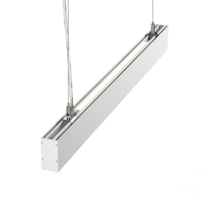 358879 OVER NT22 175 белый Светильник подвесной светодиодный (длина подвесов 1,2м) IP20 LED 4000K 30W вниз + 12W вверх 220V ITER