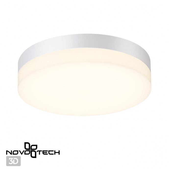 358881 STREET NT22 356 белый Светильник ландшафтный светодиодный IP54 LED 4000К 18W 220V OPAL