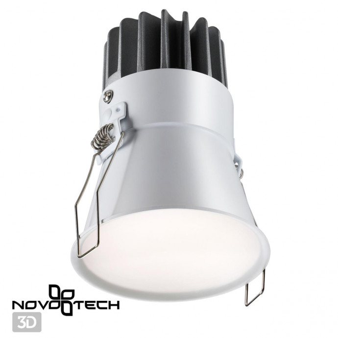 358908 SPOT NT22 228 белый Встраиваемый светодиодный светильник с переключателем цветовой температуры IP20 LED 3000К4000К6000К 12W 220V LANG