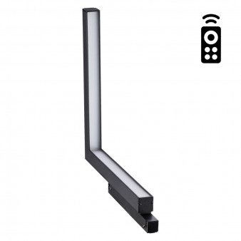 358915 SHINO NT22 053 черный Трековый светильник для низков.шинопровода диммируемый с пультом ДУ со сменой цв.температуры IP20 LED 3000~6500К 24W 48V