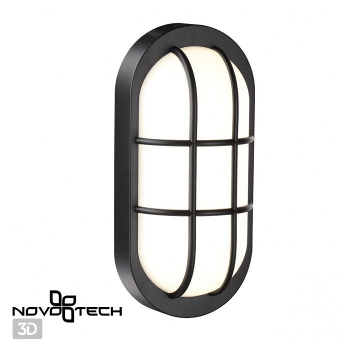 358917 STREET NT22 352 черный Ландшафтный светодиодный светильник IP65 LED 4000К 10W 85-265V OPAL