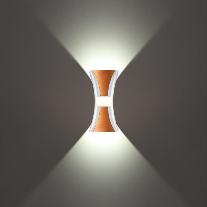 358937 STREET NT22 330 белый/золото Светильник ландшафтный светодиодный IP54 LED 4000К 12W 85-265V CALLE