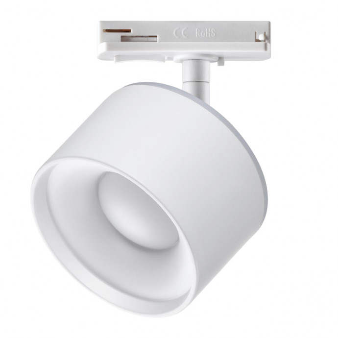 358973 PORT NT22 079 белый Светильник трековый однофазный трехжильный с переключ. цв. температуры IP20 LED 3000К4000К6000К 12W вниз + 3W вверх 110-2