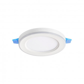 359012 SPOT NT23 белый Светильник встраиваемый светодиодный (три сценария работы) IP20 LED 4000К 6W+3W 100-265V 630Лм SPAN