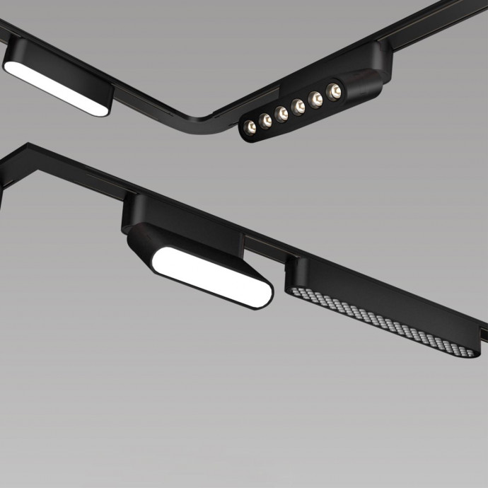 359080 SHINO NT23 000 черный Трековый светильник для низковольтного шинопровода IP20 LED 12W 48V 4000K 720Лм SMAL