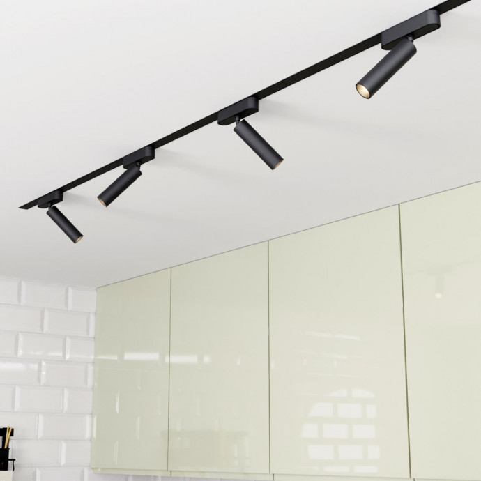 359084 SHINO NT23 000 черный Трековый светильник для низков. шинопровода IP20 LED 4000K 7W 48V 630Лм SMAL