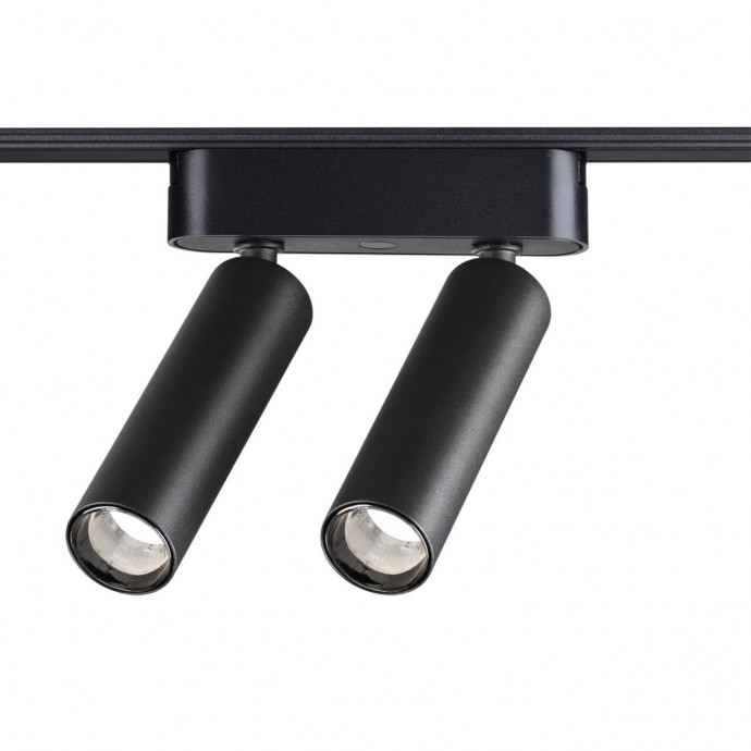 359086 SHINO NT23 000 черный Трековый светильник для низков. шинопровода IP20 LED 4000K 2*7W 48V 1260Лм SMAL
