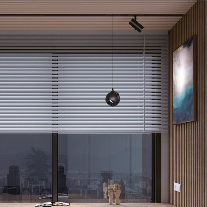 359104 SHINO NT23 000 черный Трековый светильник для низков. шинопровода IP20 LED 4000K 8W 48V 680Лм SMAL