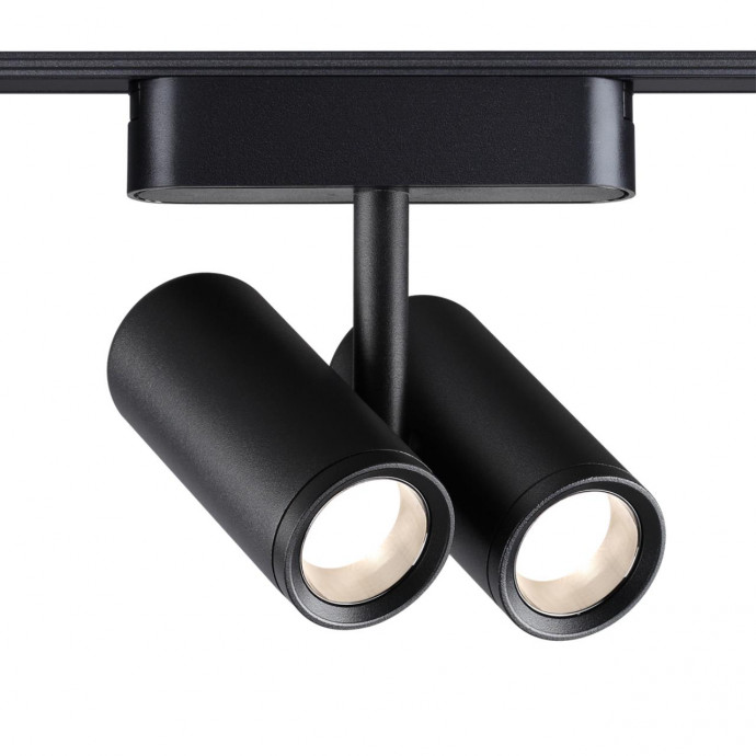 359108 SHINO NT23 000 черный Трековый светильник для низков. шинопровода IP20 LED 4000K 2*8W 48V 1360Лм SMAL