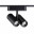 359108 SHINO NT23 000 черный Трековый светильник для низков. шинопровода IP20 LED 4000K 2*8W 48V 1360Лм SMAL