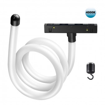 359138 KONST NT23 000 черный Трековый светильник для низковольтного шинопровода FLUM IP20 LED 4000К 14W 48V 1400Лм RAMO