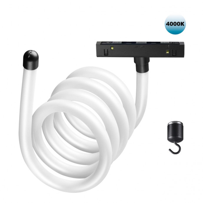 359140 KONST NT23 000 черный Трековый светильник для низковольтного шинопровода FLUM IP20 LED 4000K 25W 48V 2500Лм RAMO