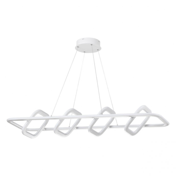 359184 OVER NT23 000 белый Светильник подвесной диммируемый, в комплекте пульт ДУ IP20 LED 4000К 175W 220V ONDO