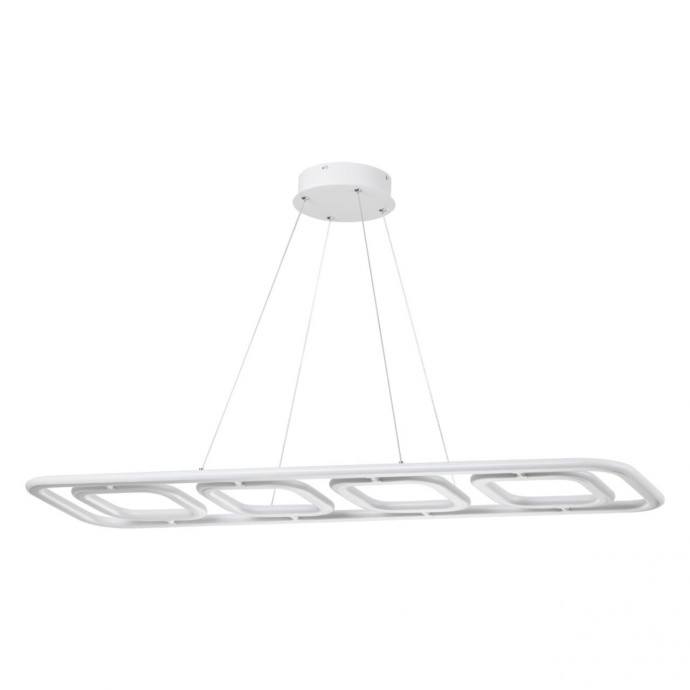 359184 OVER NT23 000 белый Светильник подвесной диммируемый, в комплекте пульт ДУ IP20 LED 4000К 175W 220V ONDO