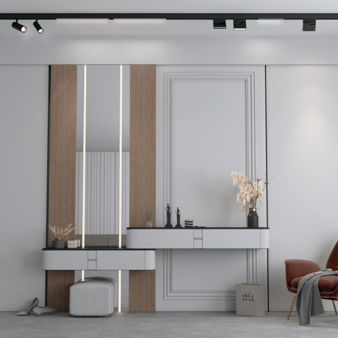 359204 SHINO NT23 000 белый Трековый светильник для низков. шинопровода IP20 LED 3000К 10W 48V 800Лм FLUM