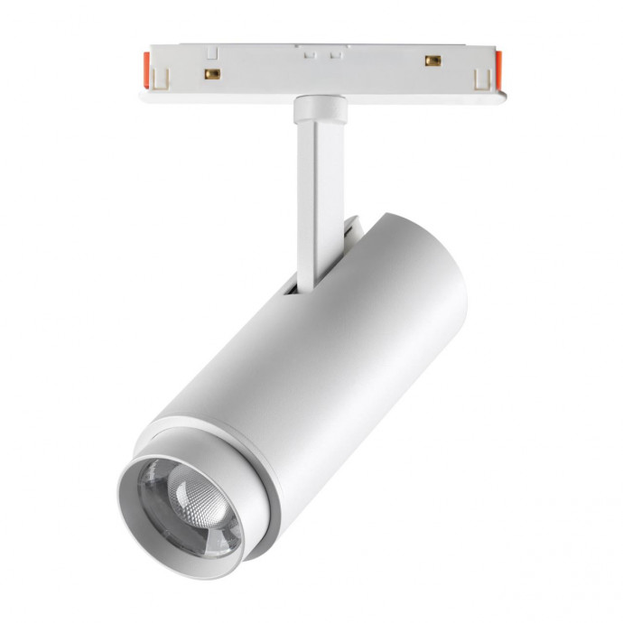Трековый светильник для низковольтного шинопровода с переключателем цветовой температуры и мощности Novotech FLUM 359206
