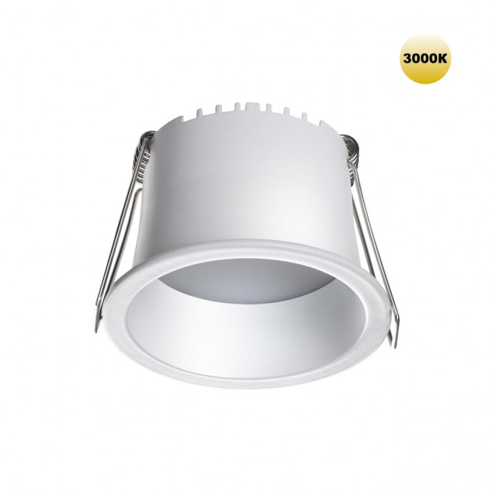 359232 SPOT NT23 000 белый Светильник встраиваемый светодиодный IP20 LED 6W 220V 360Лм 3000К TRAN