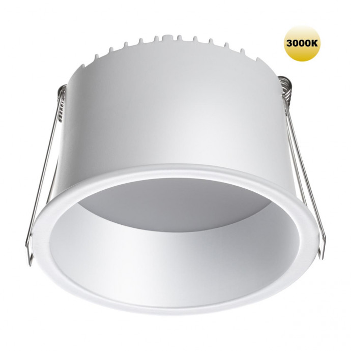 359236 SPOT NT23 000 белый Светильник встраиваемый светодиодный IP20 LED 12W 220V 840Лм 3000К TRAN