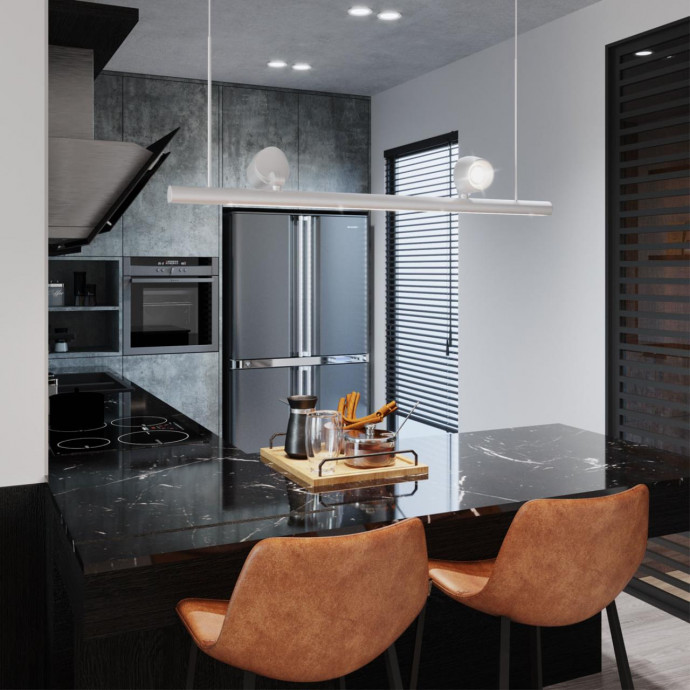 Светильник подвесной светодиодный диммируемый со сменой режимов работы (управление сенсор) Novotech FERMO 359308