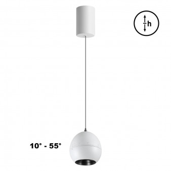 Светильник подвесной светодиодный с механизмом регулировки высоты. длина провода 2м Novotech SFERO 359341