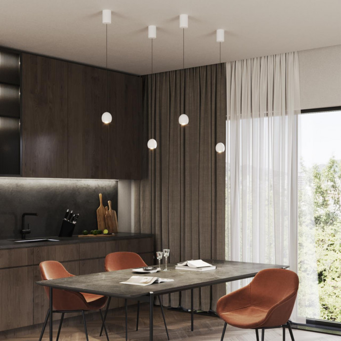 Светильник подвесной светодиодный с механизмом регулировки высоты. длина провода 2м Novotech SFERO 359341