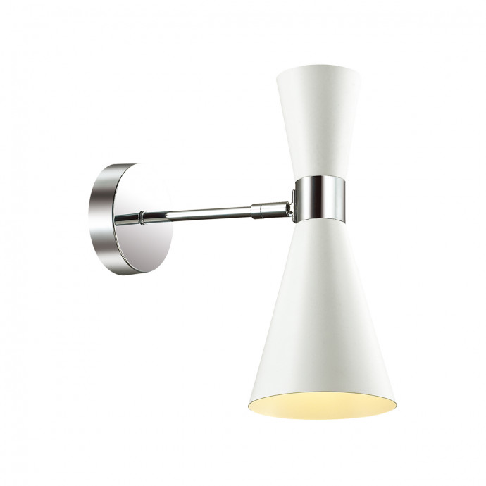 3661/1W MODERNI LN18 103 хром/матовый белый Бра E14 60W 220V QUINN