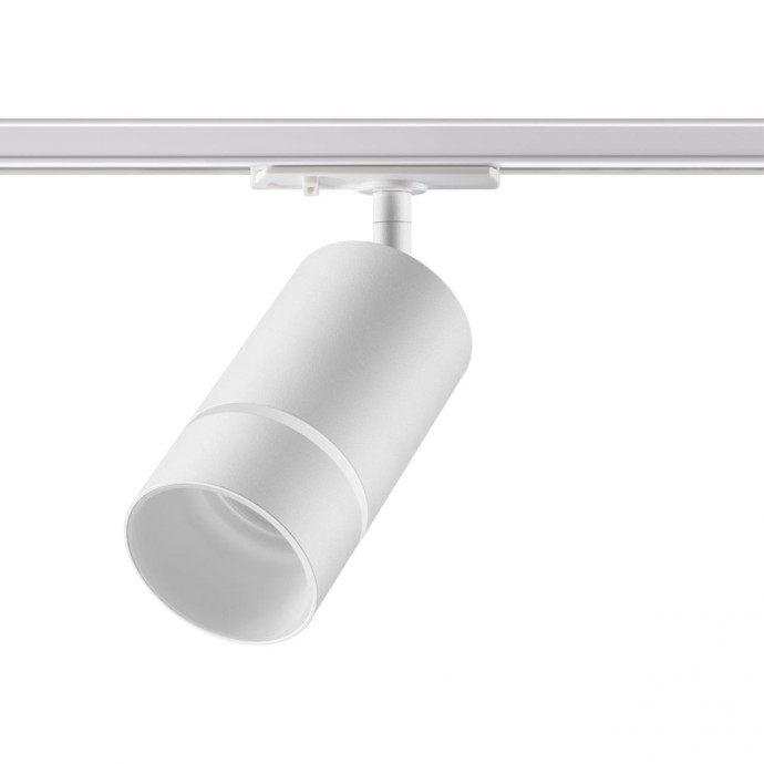 370778 PORT NT21 093 белый Однофазный трековый светильник IP20 GU10 9W 235V ELINA