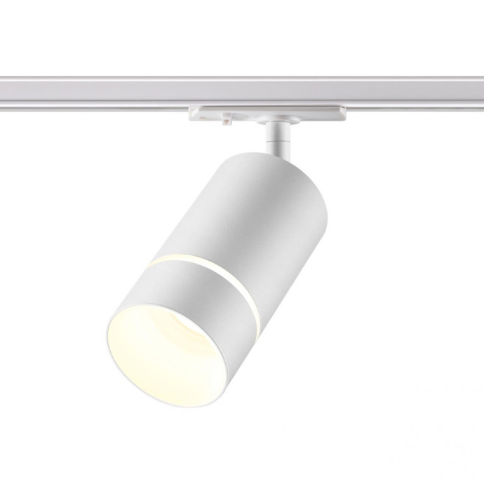 370778 PORT NT21 093 белый Однофазный трековый светильник IP20 GU10 9W 235V ELINA