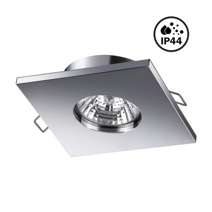 370806 SPOT NT22 287 хром Светильник встраиваемый влагозащищенный IP44 GU10 50W 220V AQUA