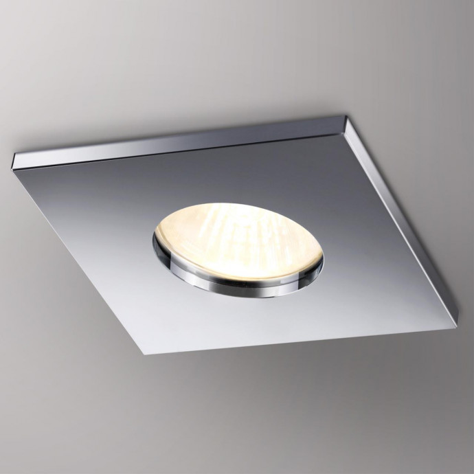 370806 SPOT NT22 287 хром Светильник встраиваемый влагозащищенный IP44 GU10 50W 220V AQUA
