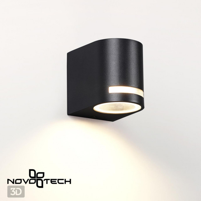 370838 STREET NT22 355 черный Светильник ландшафтный IP54 GU10 15W 220V LANDSCAPE