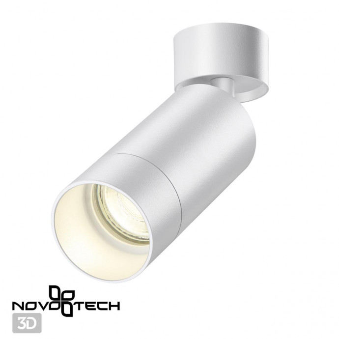 370868 OVER NT22 168 белый Светильник накладной IP20 GU10 9W 220V SLIM