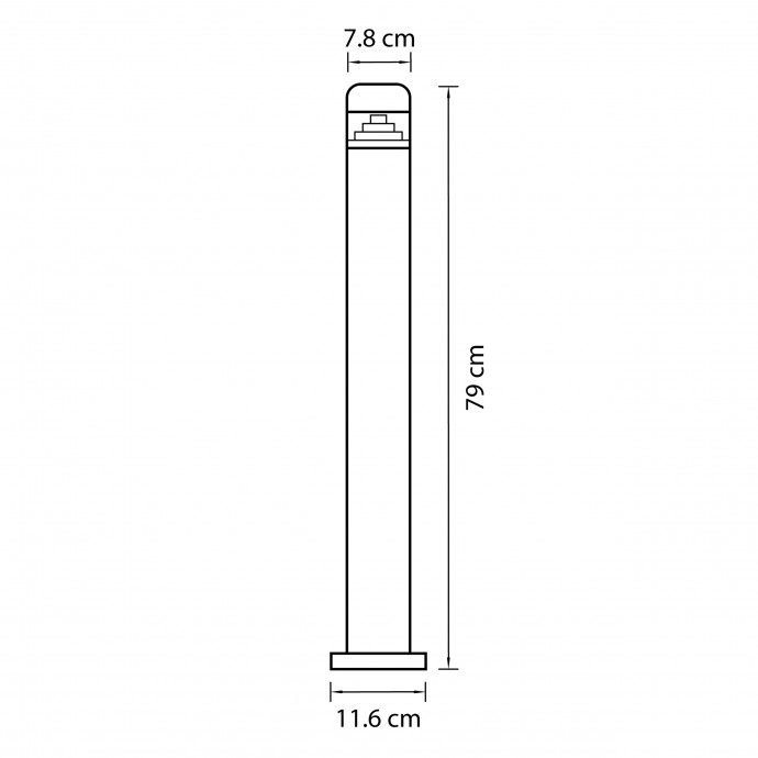 Светильник светодиодный уличный Raggio Lightstar 376707