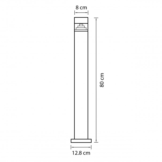 Светильник светодиодный уличный Raggio Lightstar 377707