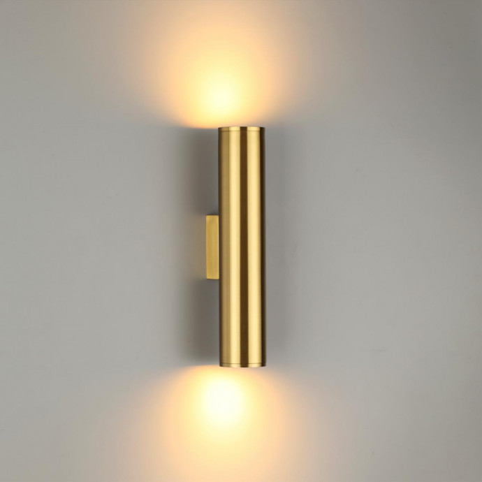 3833/2WA HIGHTECH ODL20 209 золотистый/металл Настенный светильник E27, LED max 7W 220V DARIO