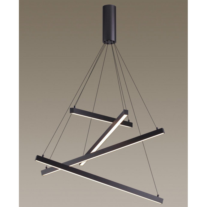 3860/48B L-VISION ODL20 143 черный/металл Подвесной светильник LED 3000K 48W 220V COMETA