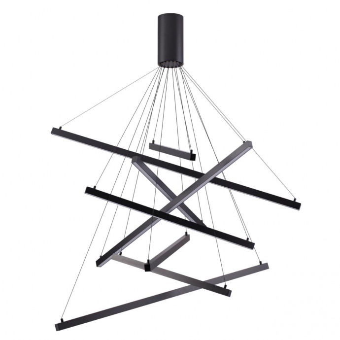 3860/96B L-VISION ODL20 142 черный/металл Подвесной светильник LED 3000K 96W 220V COMETA