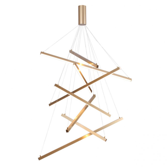 3860/96L L-VISION ODL19 141 золото Подвесной светильник LED 96W 5190Лм 3000К 220V COMETA