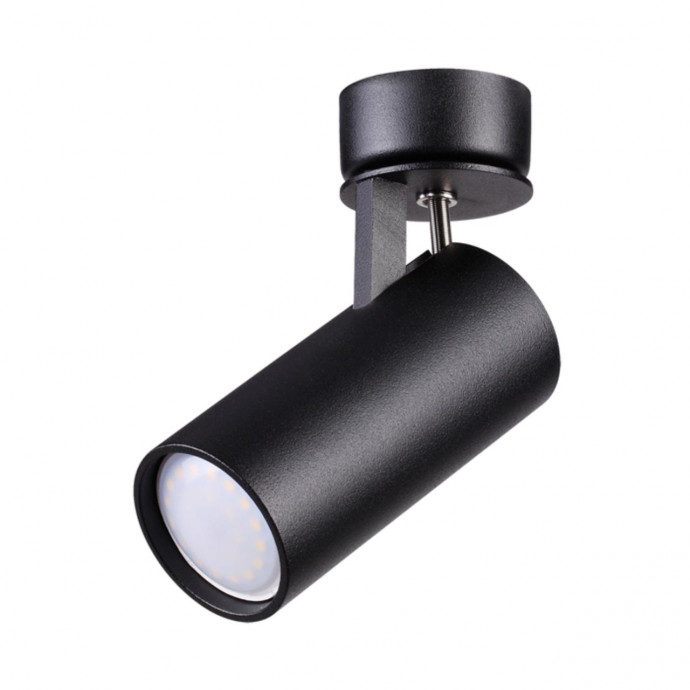 3872/1C HIGHTECH ODL19 265 черный Потолочный светильник GU10 1*50W 220V KIKO