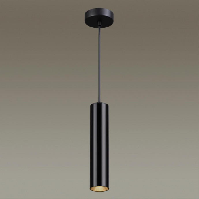 3872/1L HIGHTECH ODL19 265 черный Подвесной светильник GU10 1*50W 220V KIKO