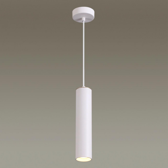 3873/1L HIGHTECH ODL19 265 белый Подвесной светильник GU10 1*50W 220V KIKO