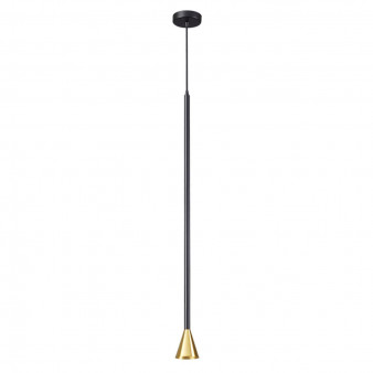 3884/1GB HIGHTECH ODL20 315 черно-золотистый/металл Подвесной светильник LED GU10 7W 220V PIPA