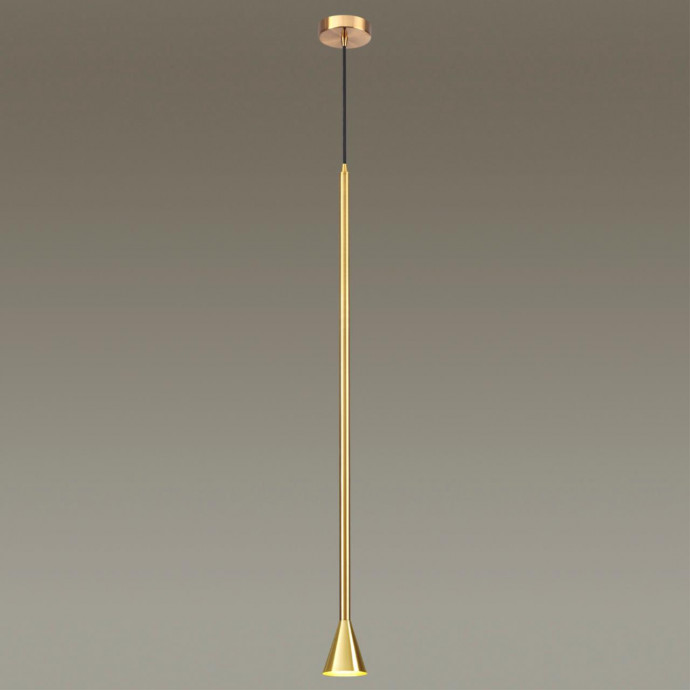 3884/1G HIGHTECH ODL20 315 золотистый/металл Подвесной светильник LED GU10 7W 220V PIPA