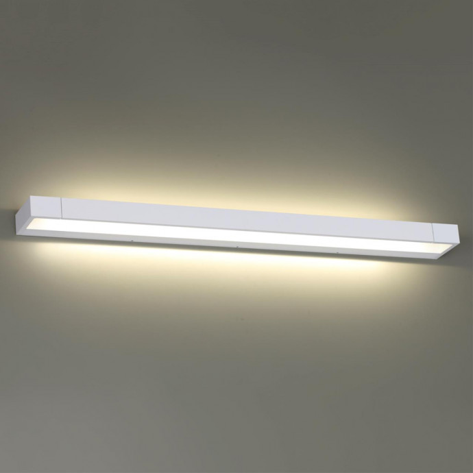 3887/24WW HIGHTECH ODL22 243 белый/металл Настенный поворотный светильник IP44 LED 24W 2532Лм 4000K ARNO