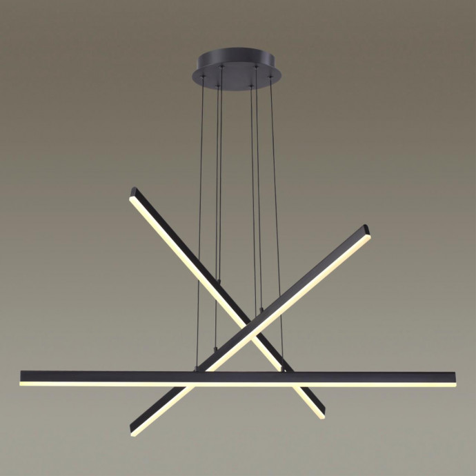 3890/48L L-VISION ODL20 147 черный/металл Подвесной светильник LED 4000K 48W 220V RUDY